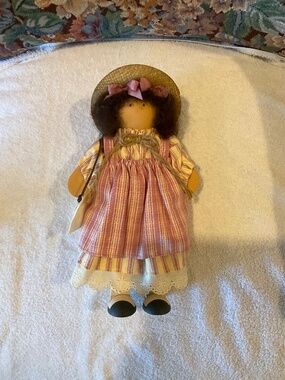 NWT Retired Second Edition Rebecca Bowman Lizzy High Wooden Doll